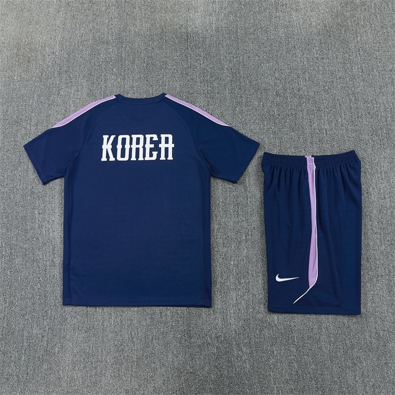 2026-27 South Korea Royal Blue Short-Sleeve Training Jersey
