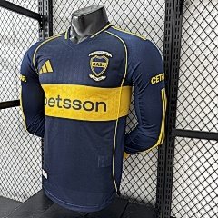 2025-26 Boca Juniors Home Long-Sleeve Jersey - Player Version
