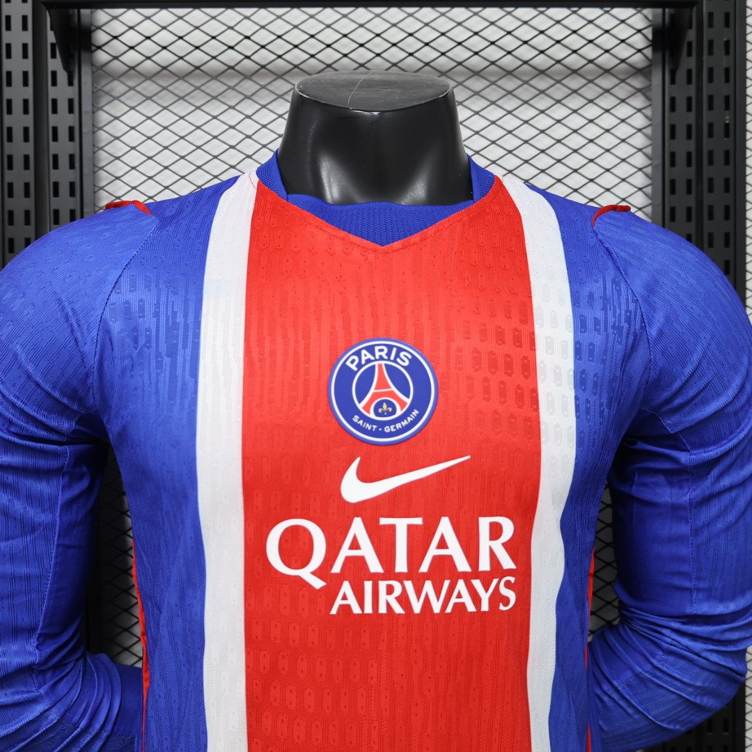 2026-27 Paris Saint-Germain Home Long-Sleeve Jersey – Player Version