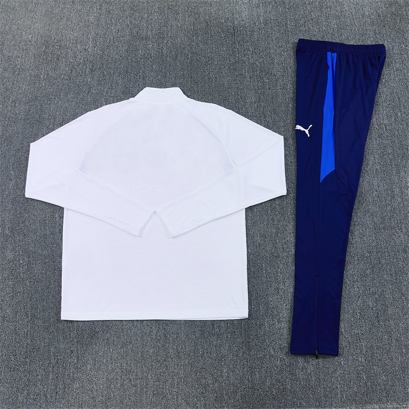 2026-27 Marseille white half-zip training jersey