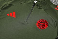 2025-26 Bayern Munich Green Half-Pull Training Jersey