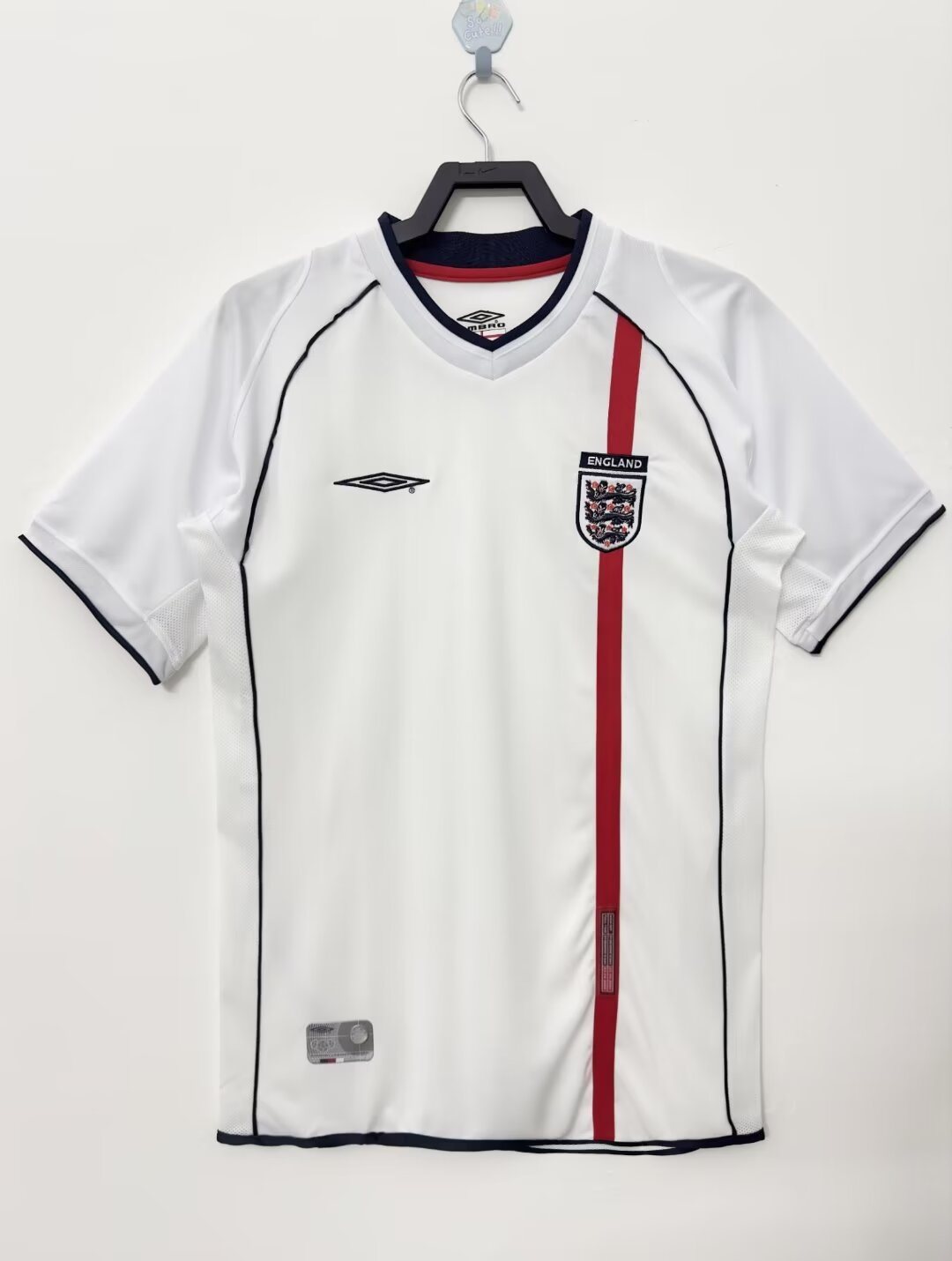2002 England Home Retro Jersey
