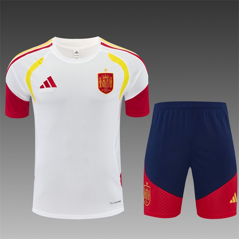 2026-27 Spain White Short-Sleeve Training Jersey