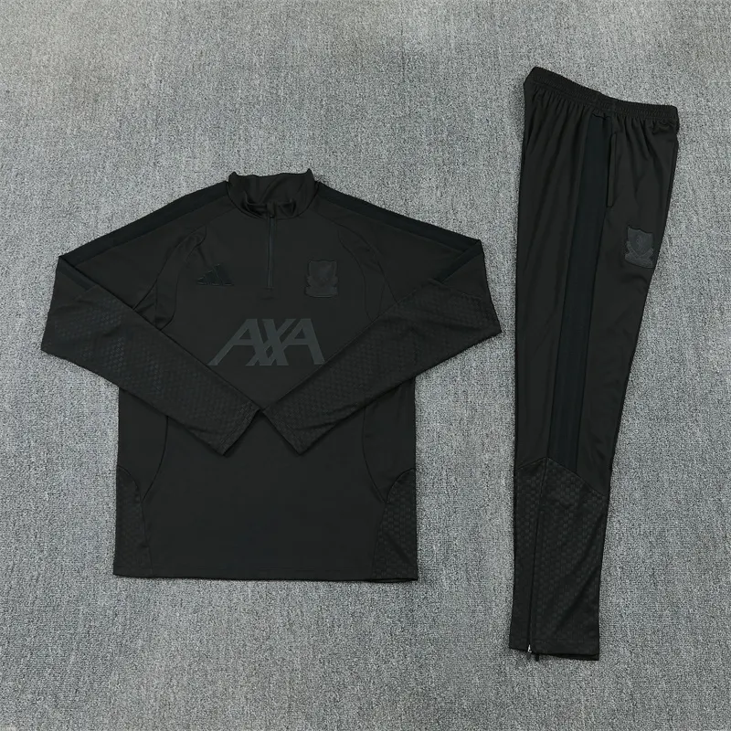 2026-27 Liverpool Black Half-Zip Training Jersey