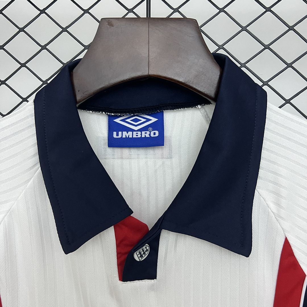 1998 England Home Retro Shirt - Kids