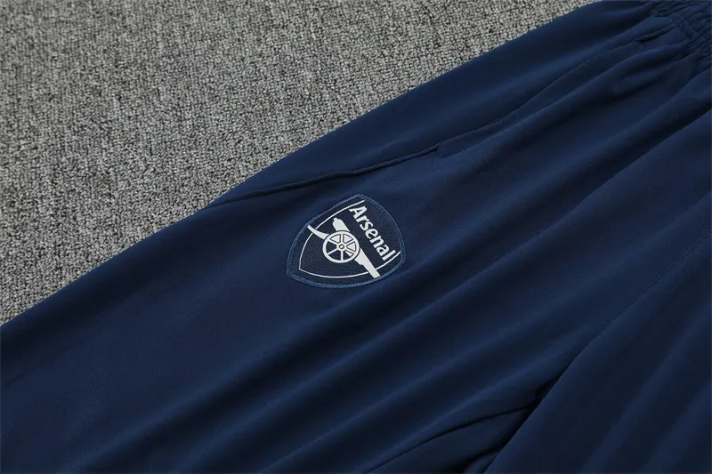 2025-26 Arsenal Light Grey Half-Zip Training Jersey