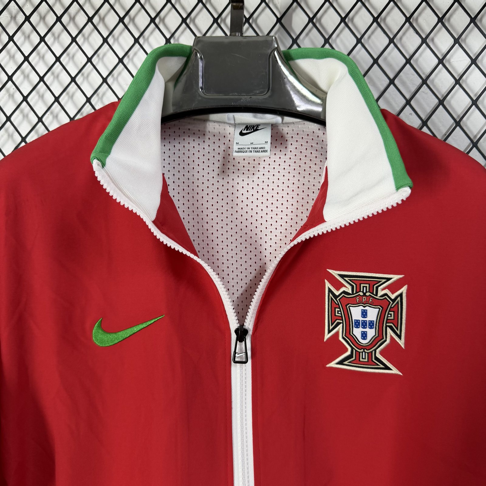2026-27 Portugal Light Red Water-Repellent Training Windbreaker