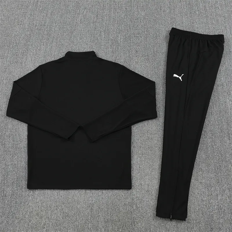 2025-26 Manchester City Black Half-Zip Training Jersey