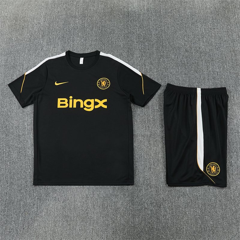 2026-27 Chelsea Black Short-Sleeve Training Jersey
