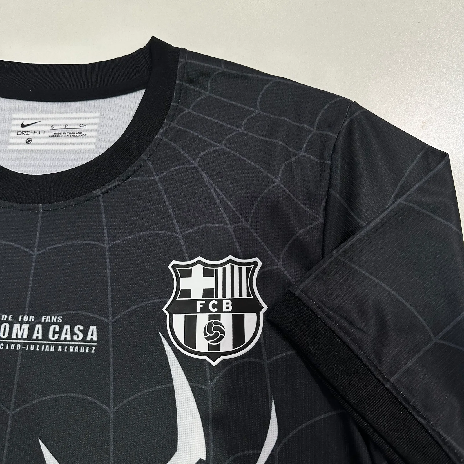 2026-27 FC Barcelona Black Spiders Jersey - Fan Edition
