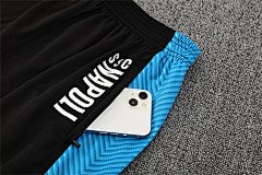 2025-26 Napoli Black Grey Short Sleeve Training Jersey