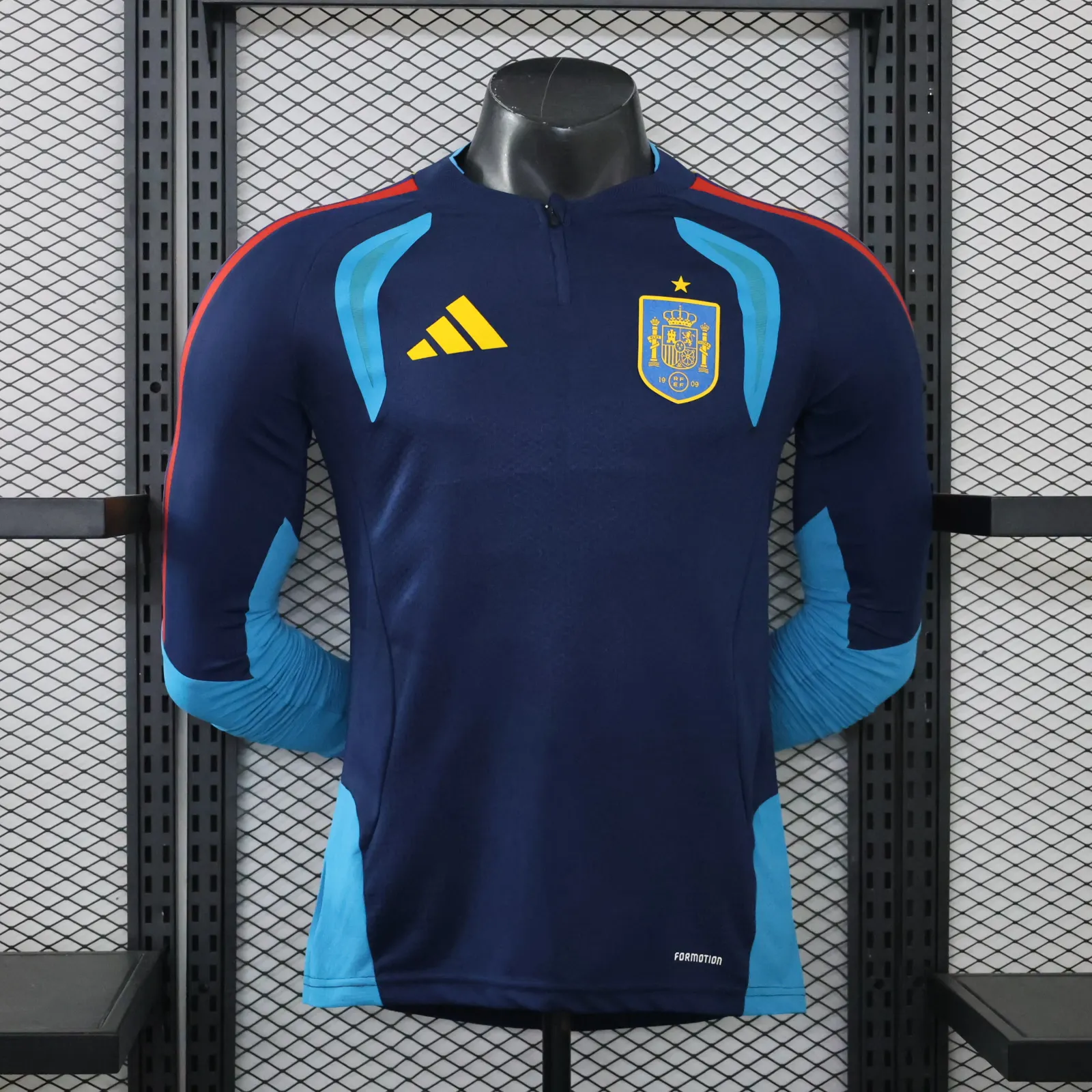 2026-27 Spain Long-Sleeve Training Jersey – Player Version