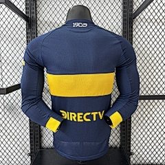 2025-26 Boca Juniors Home Long-Sleeve Jersey - Player Version