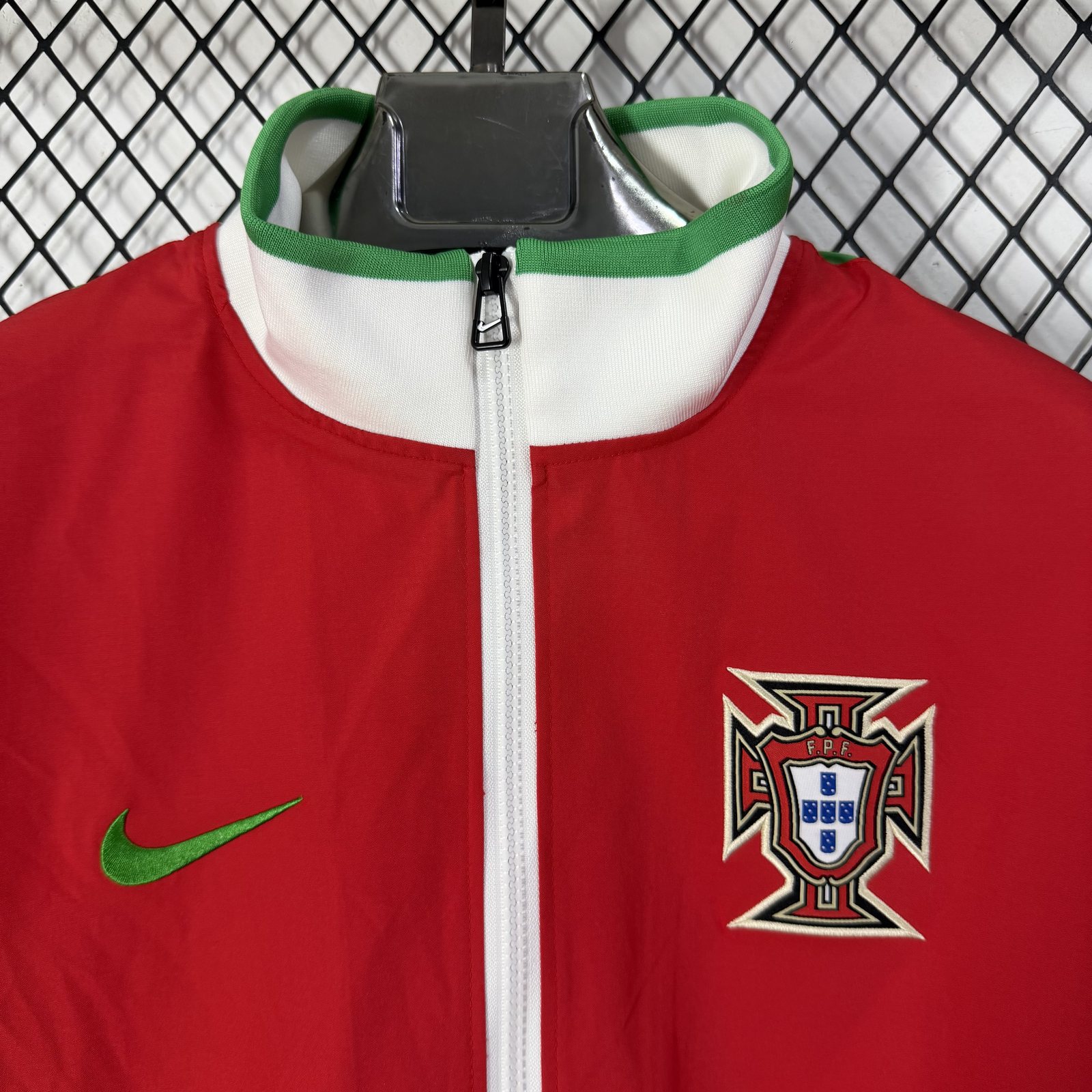 2026-27 Portugal Light Red Water-Repellent Training Windbreaker