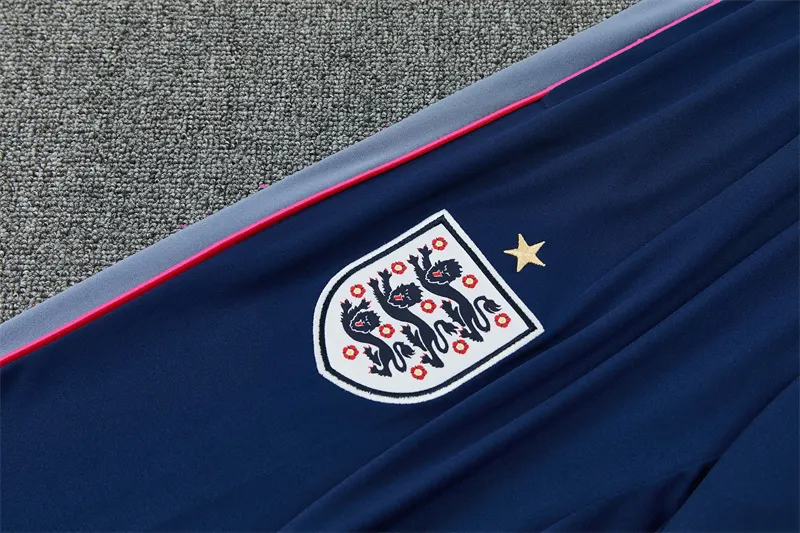 2026-27 England Grey Half-Zip Training Jersey