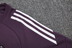 2025-26 Manchester United purple short-sleeved training shirt