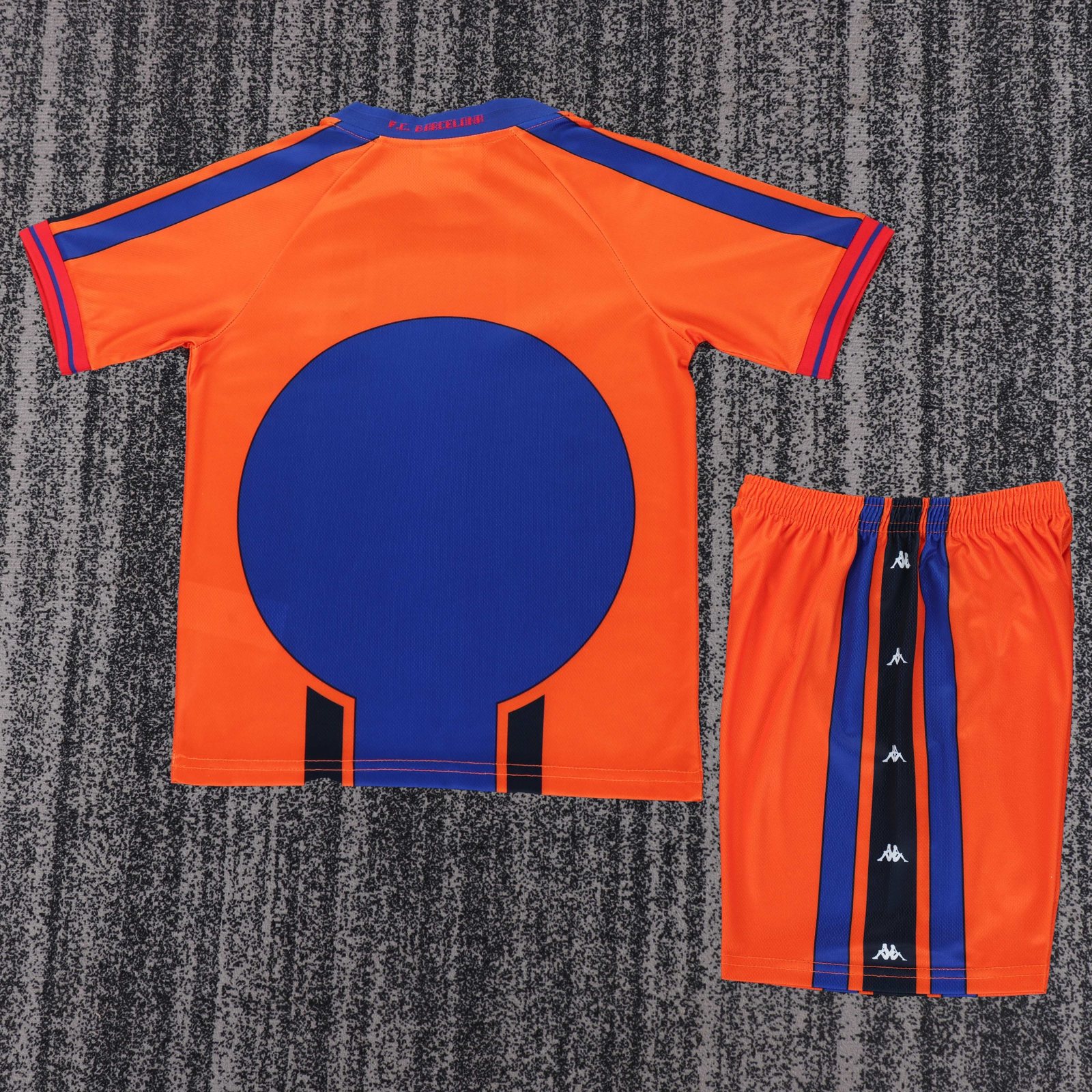 1997-98 Barcelona Away Retro Jersey - Kids