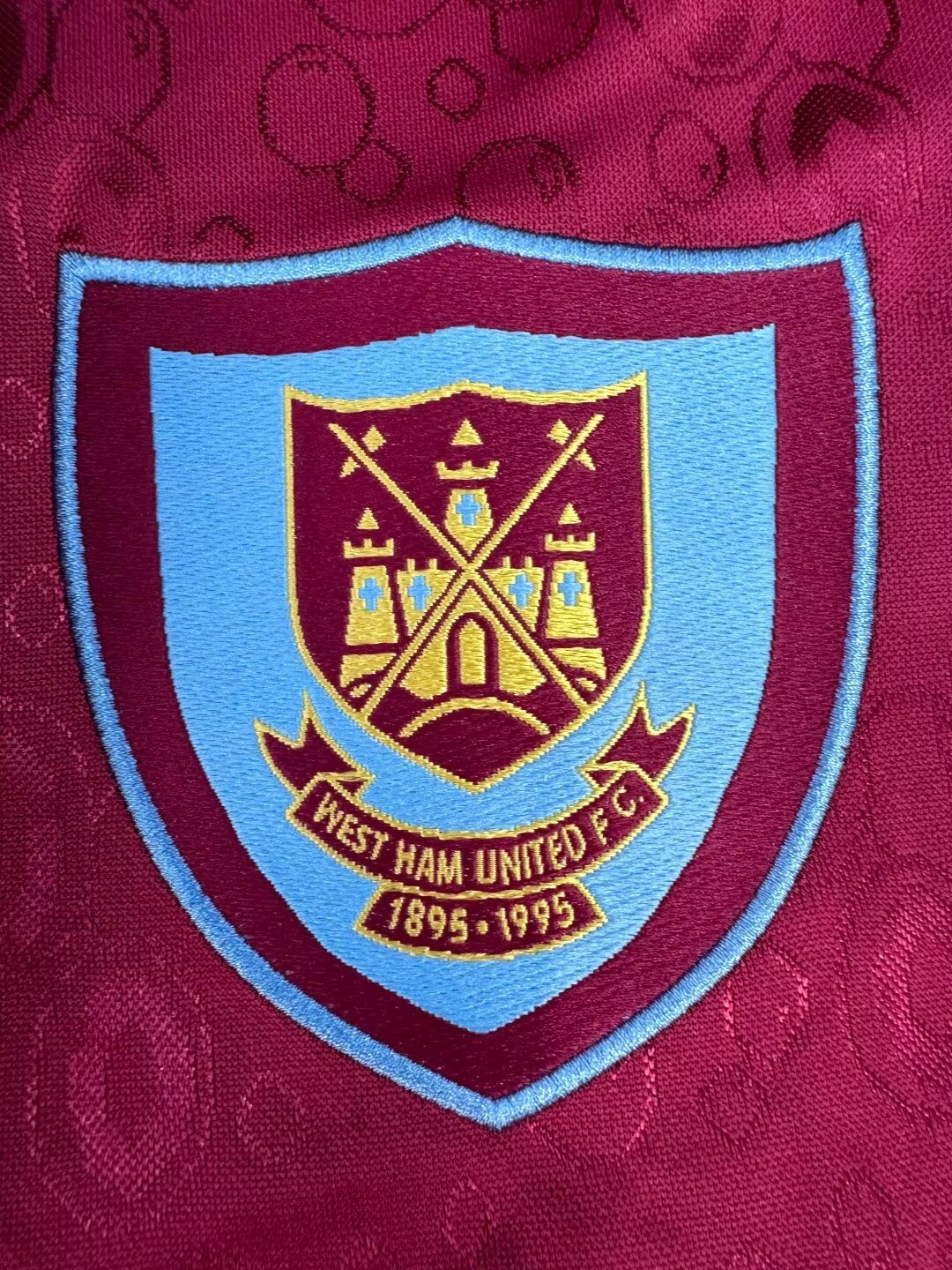 1995-97 West Ham United Home Retro Shirt