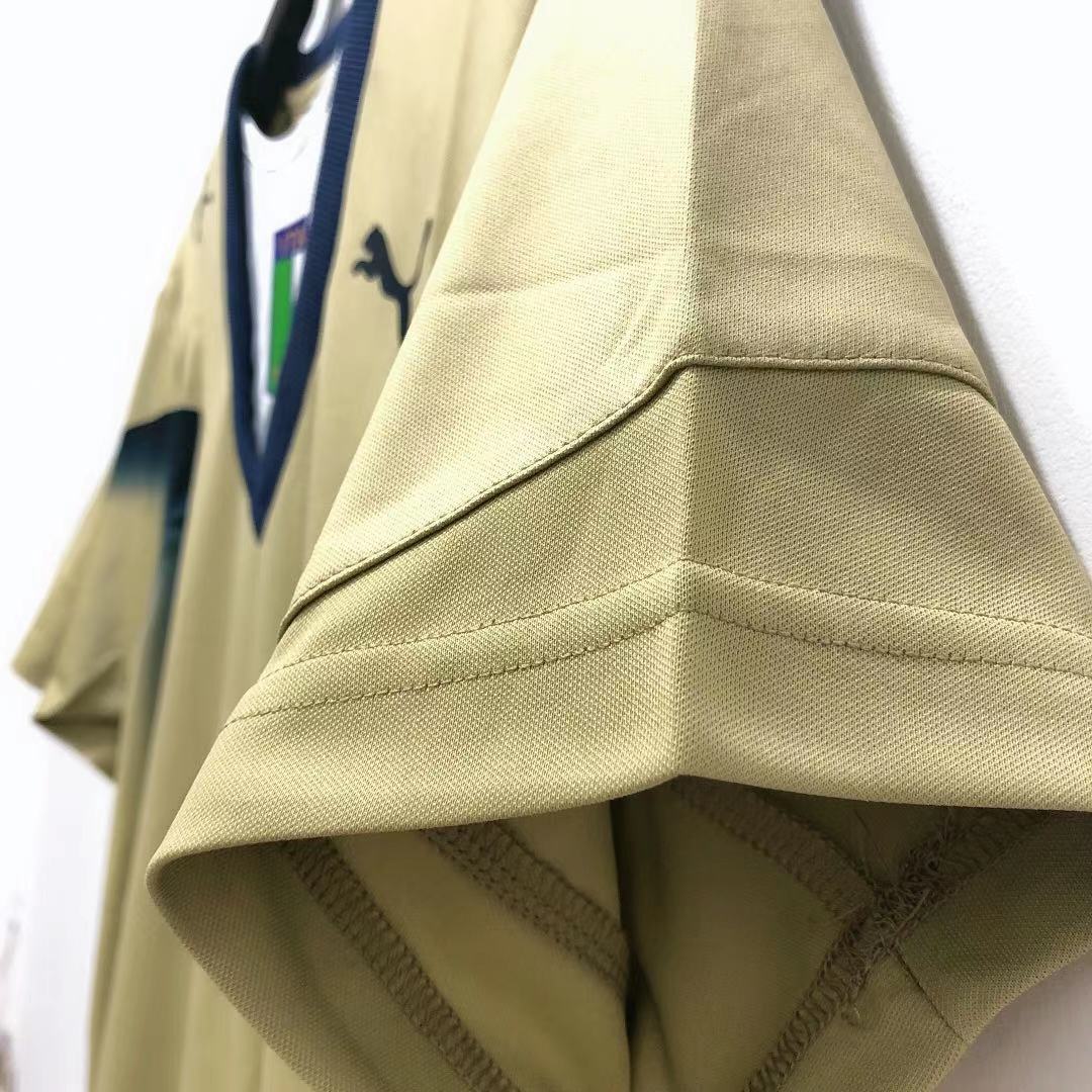 2006 Italy goalkeeper gold retro jersey