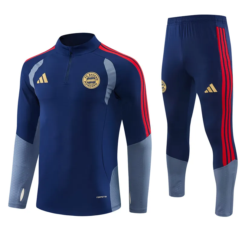 2026-27 Bayern Munich Royal Blue Half-Zip Training Jersey