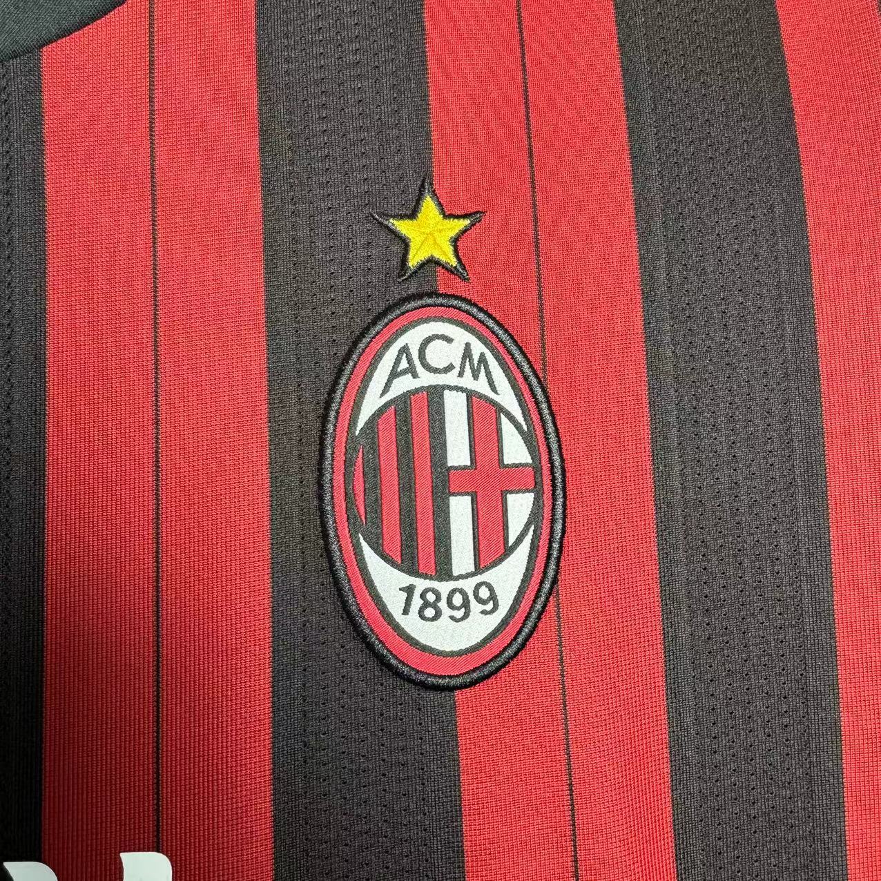 2013-14 AC Home Long Sleeve Retro Jersey