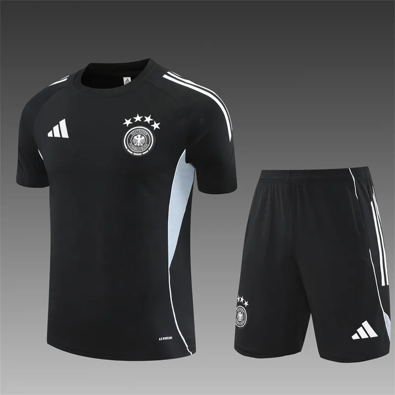 2025-26 Germany Black Short-Sleeve Training Jersey
