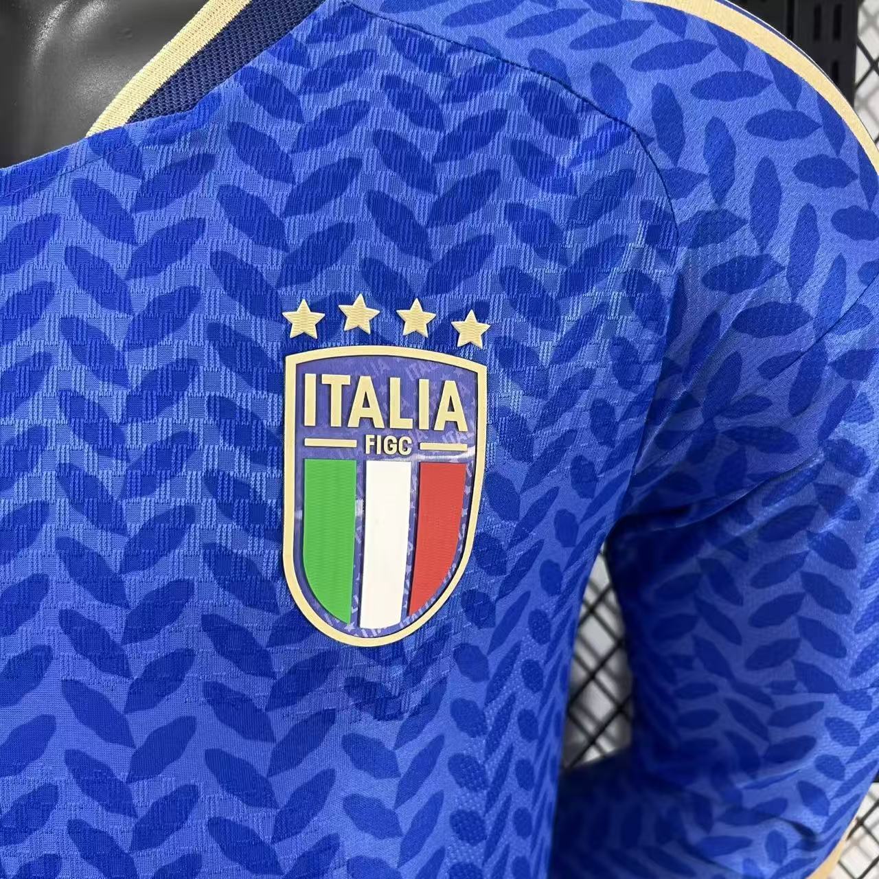 2026 Italy Home Long-Sleeve Jersey – Player Version