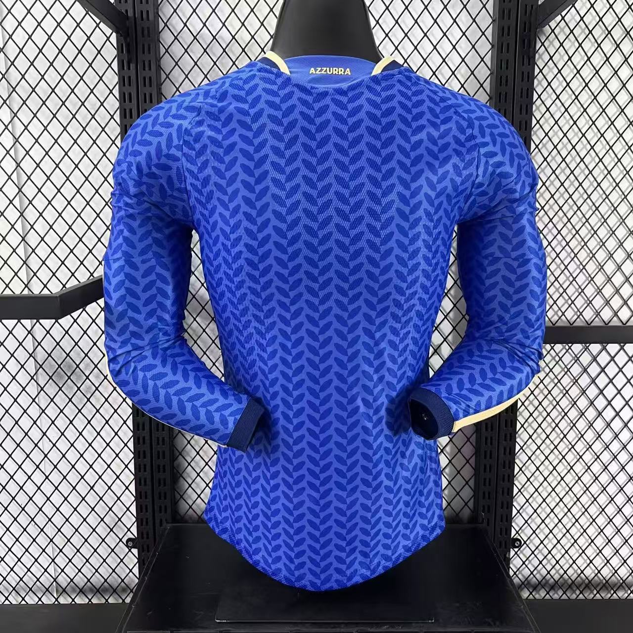 2026 Italy Home Long-Sleeve Jersey – Player Version