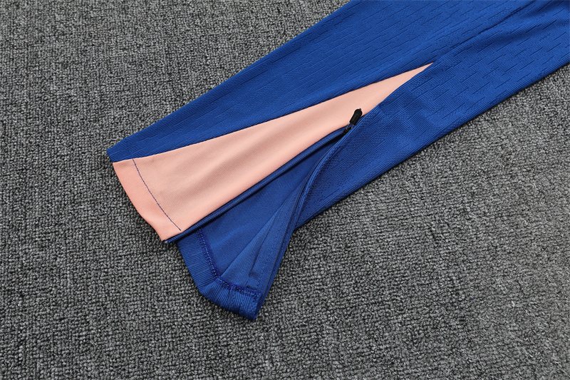 2025-26 France Light Pink Half-Zip Training Jersey