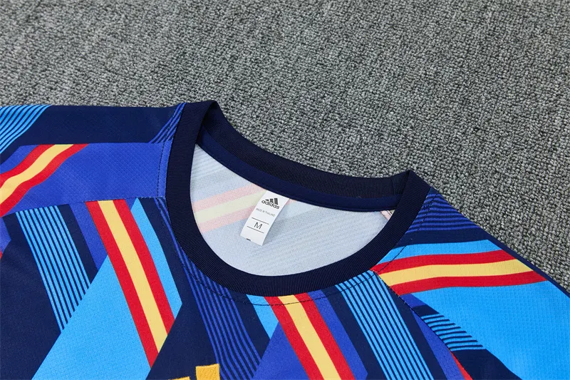 2026-27 Spain Royal Blue Short-Sleeve Training Jersey