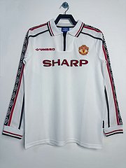 1998 Manchester United commemorative edition long-sleeved retro jersey