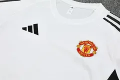 2025-26 Manchester United White Short Sleeve Training Jersey