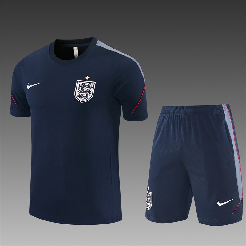 2026-27 England Royal Blue Short-Sleeve Training Jersey