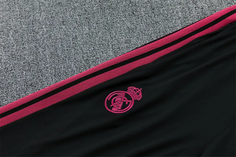 2026-27 Real Madrid Black Half-Zip Training Jersey