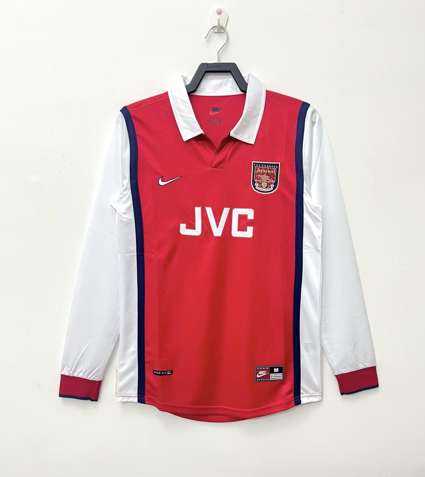 1998 Arsenal Home Long Sleeve Retro Jersey