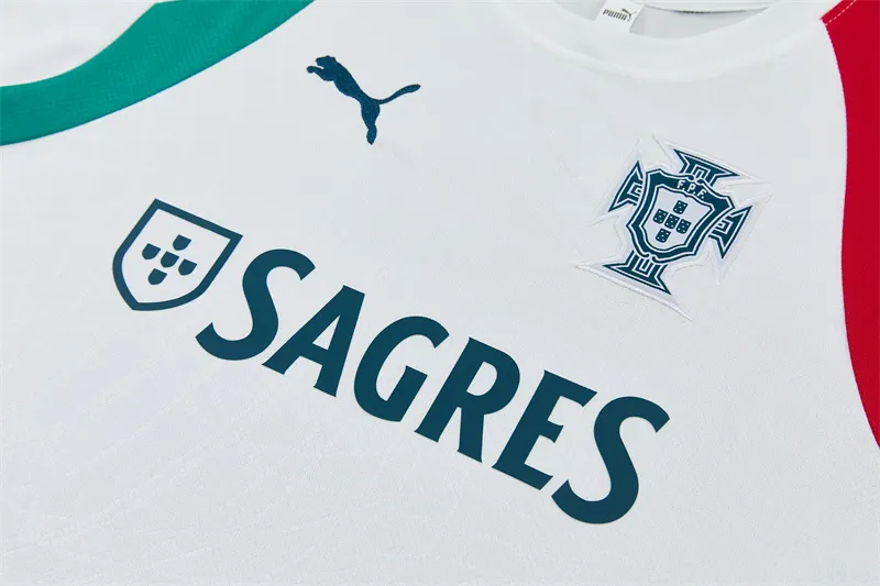 Portugal 2026-27 White Short-Sleeve Training Jersey