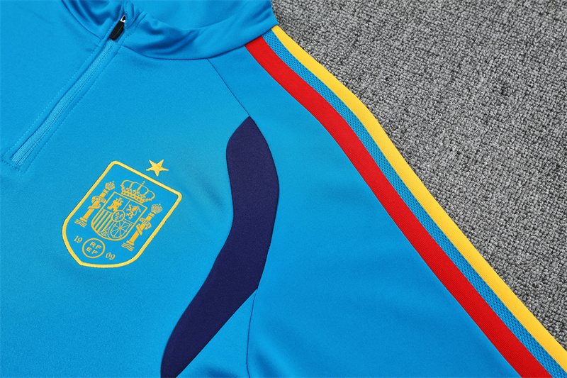 2026-27 Spain Lake Blue Half-Zip Training Jersey