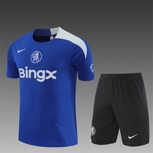 2025-26 Chelsea Blue T90 Short Sleeve Training Shirt