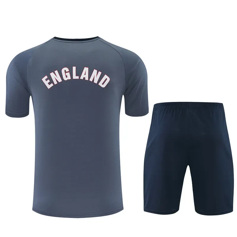 2026-27 England Grey Short-Sleeve Training Jersey