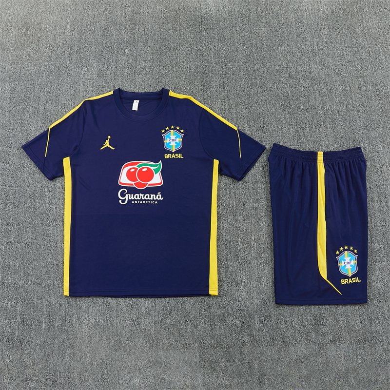 2026-27 Brazil Royal Blue Short-Sleeve Training Jersey