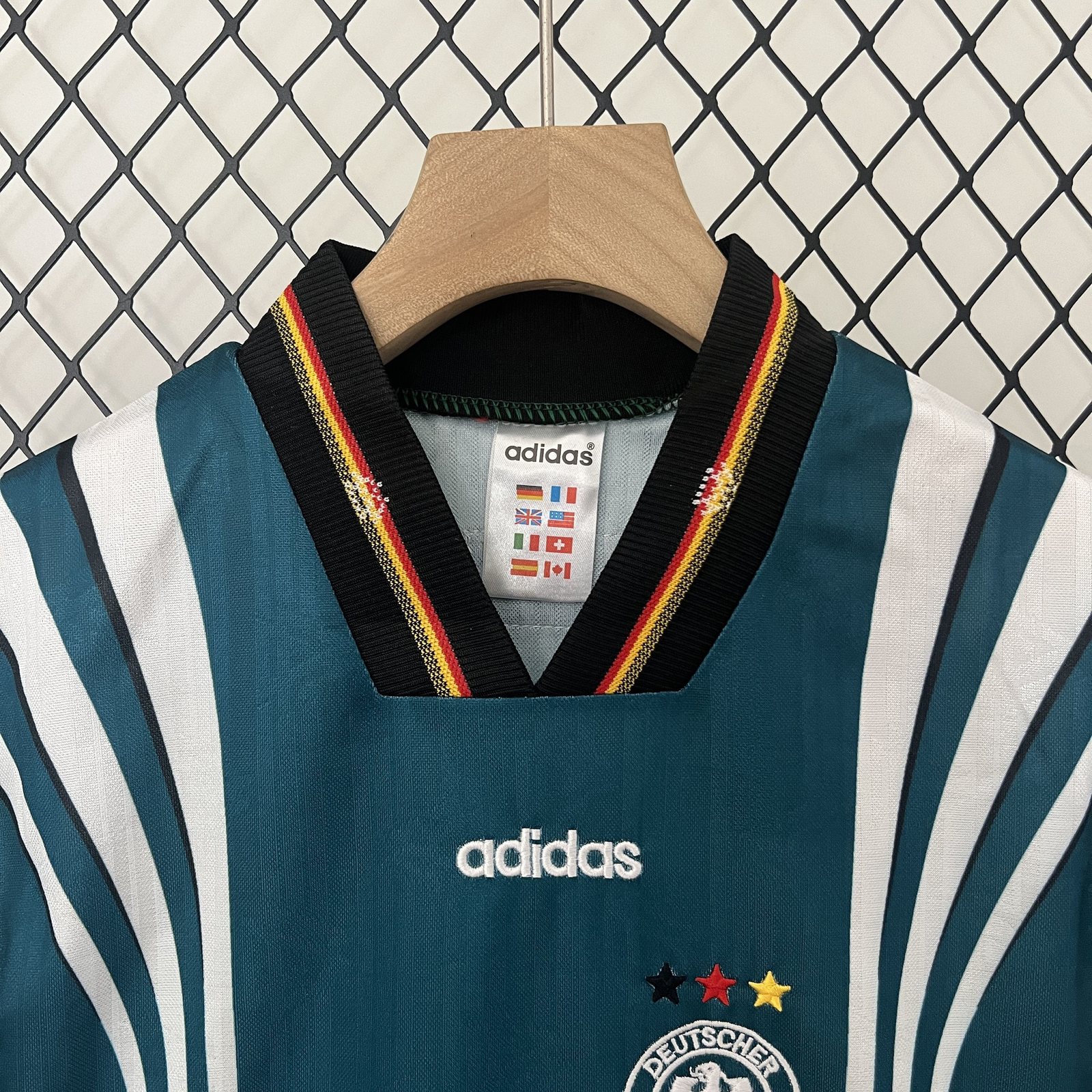 1996 Germany Away Retro Shirt - Kids 