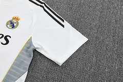 2025-26 Real Madrid White Short Sleeve Training Jersey
