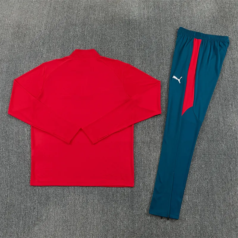 2026-27 Portugal Red Half-Zip Training Jersey