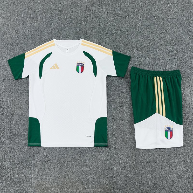 2026-27 Italy White Short-Sleeve Training Jersey