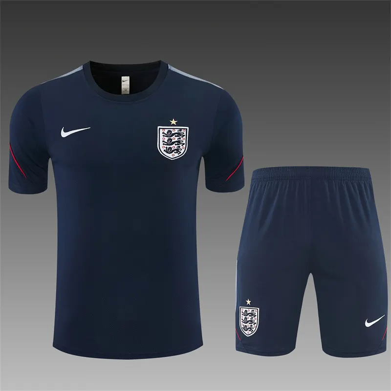 2026-27 Season England Royal Blue Short-Sleeve Training Jersey