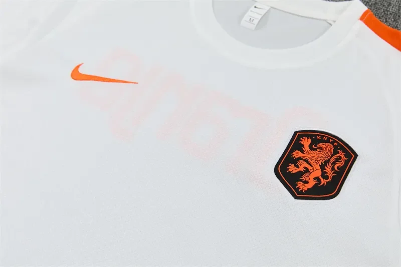 2026-27 Netherlands White Short-Sleeve Training Jersey