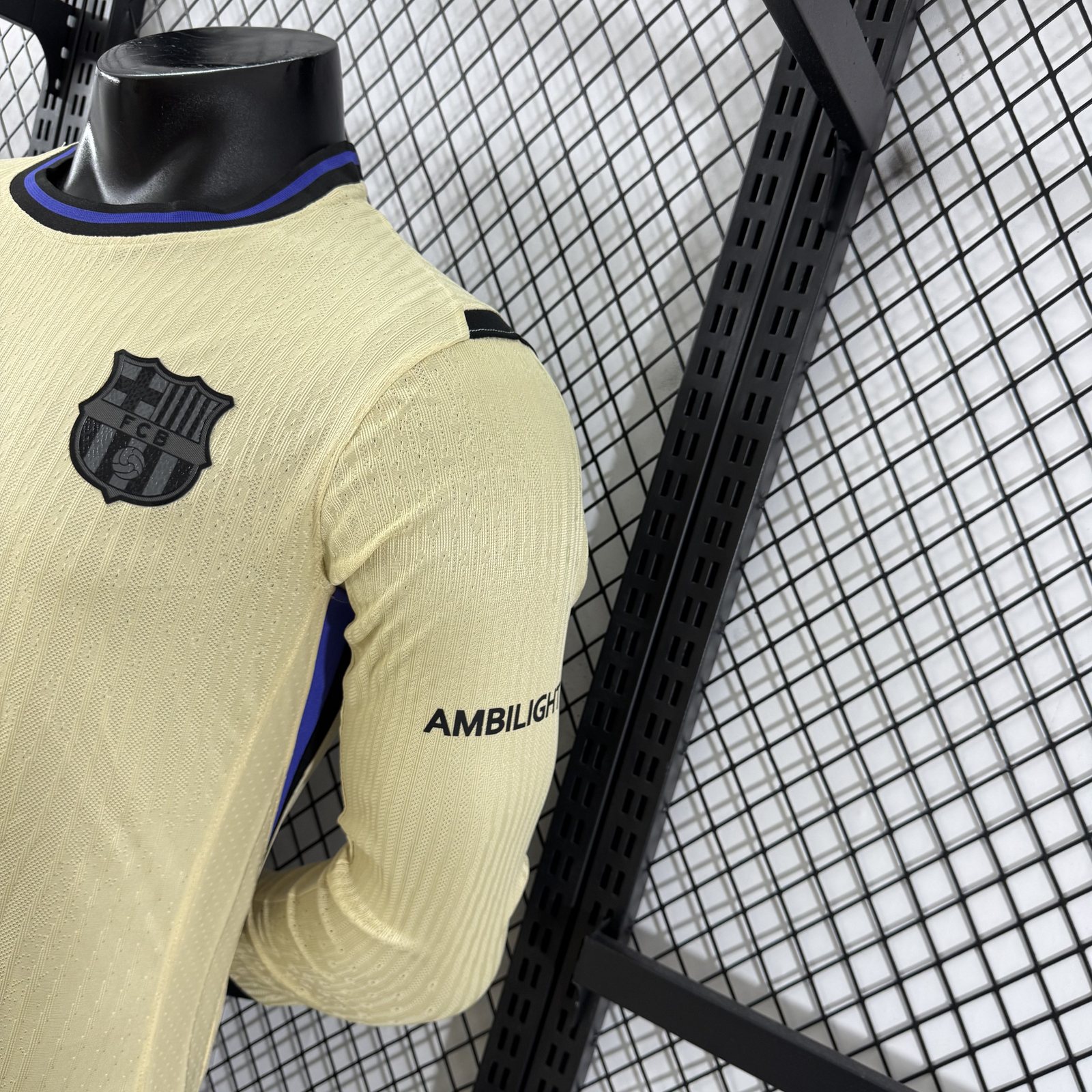 2025-26 Barcelona Away Long-Sleeve Jersey - Player Version