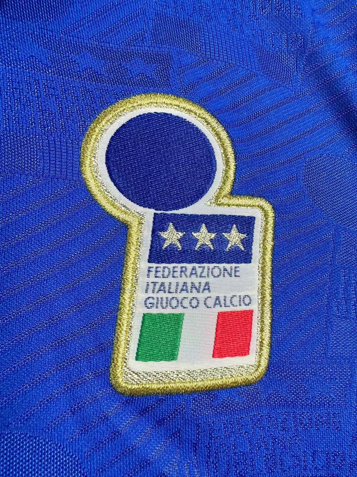 1994 Italy Home Long Sleeve Retro Jersey