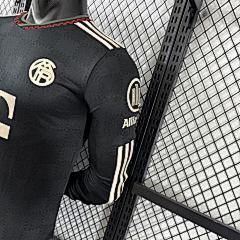 2025-26 Bayern Munich Second Away Long Sleeve Jersey - Player Edition