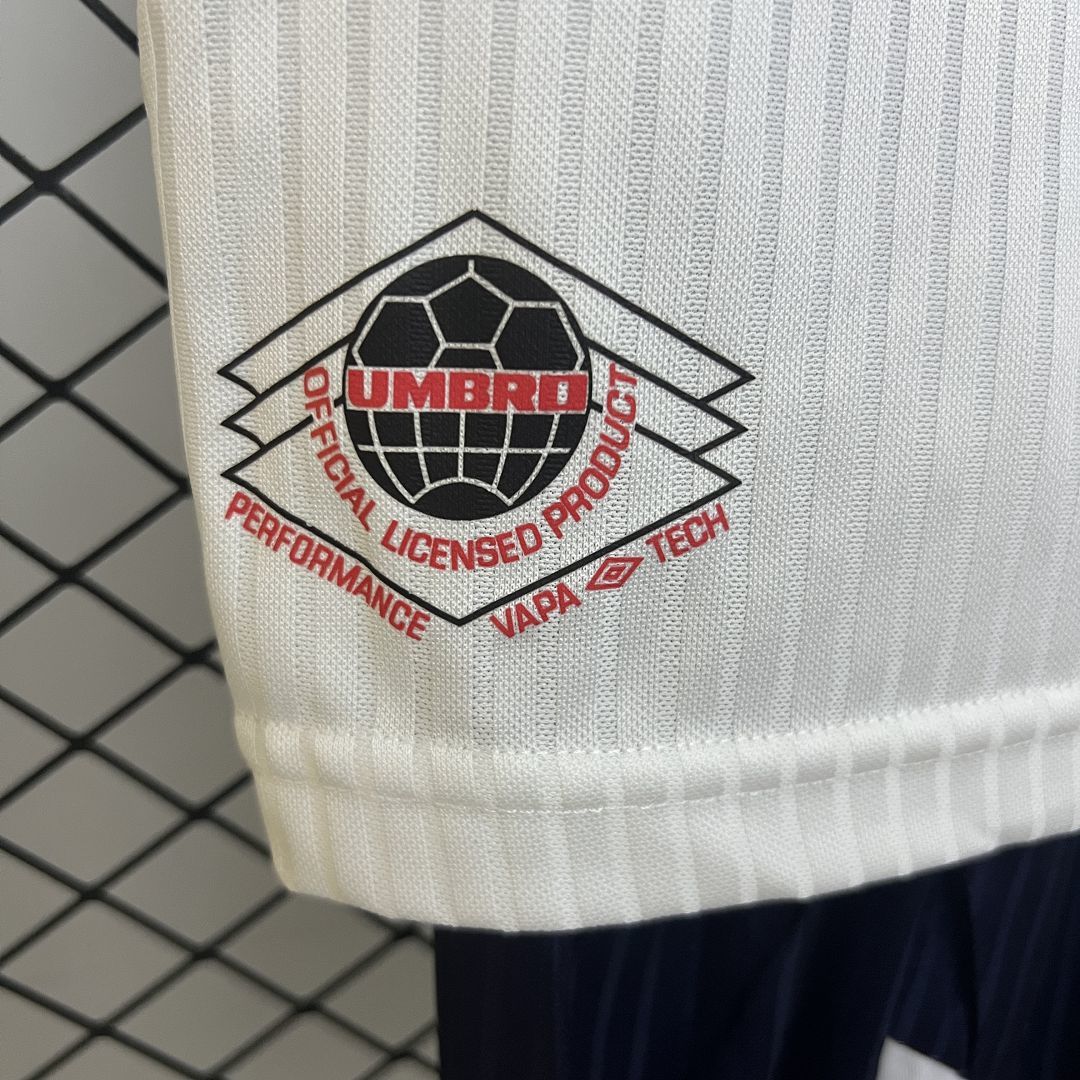 1998 England Home Retro Shirt - Kids